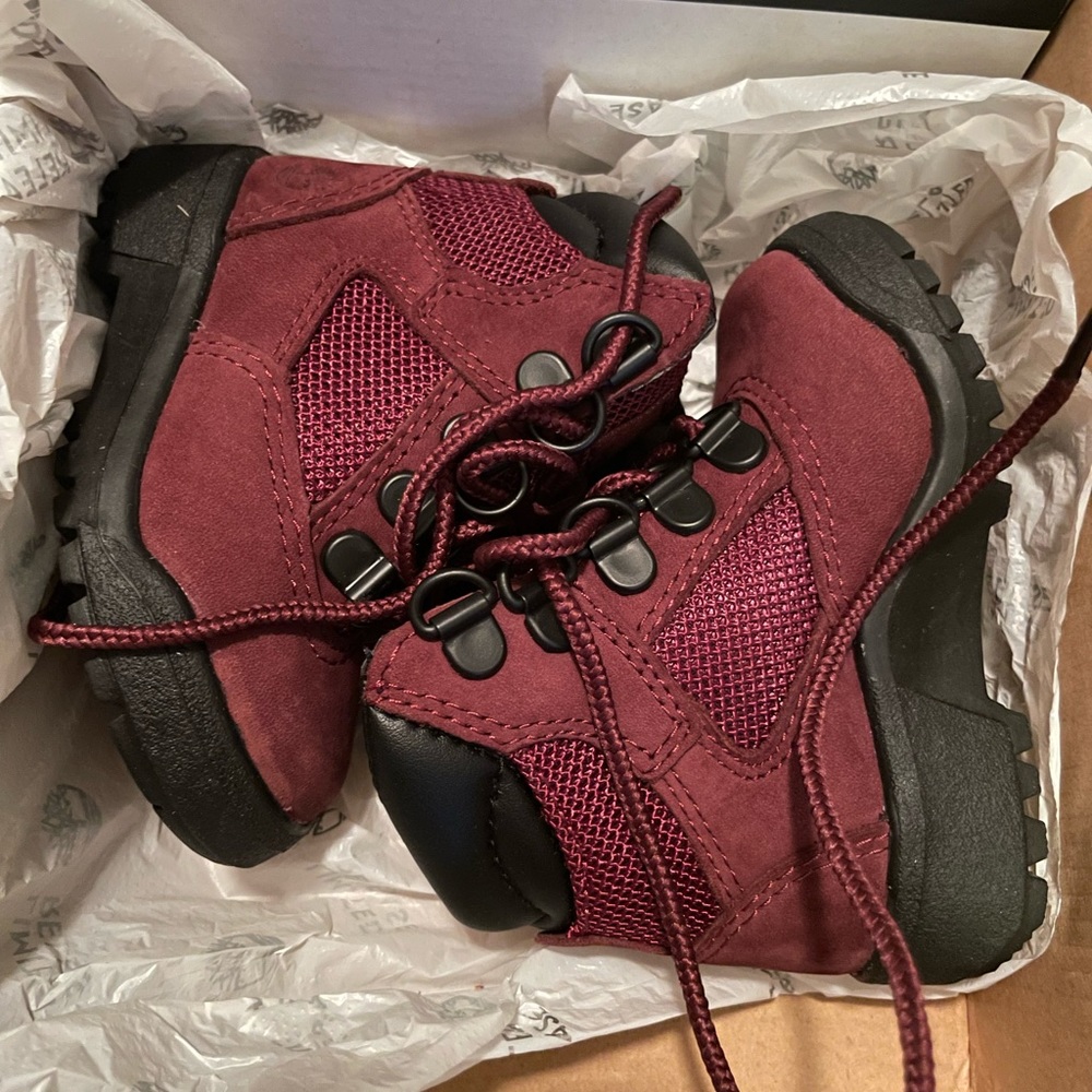 Burgandy Toddler Field Boots